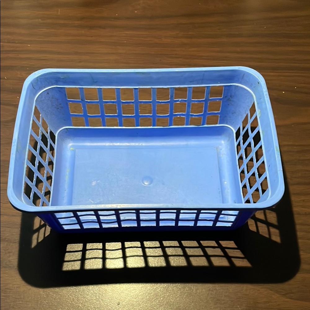 Small Blue Storage Basket